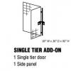 Wire Mesh Storage Locker - Add On/1 Tier Wire Mesh Storage Locker - Add On/1 Tier
